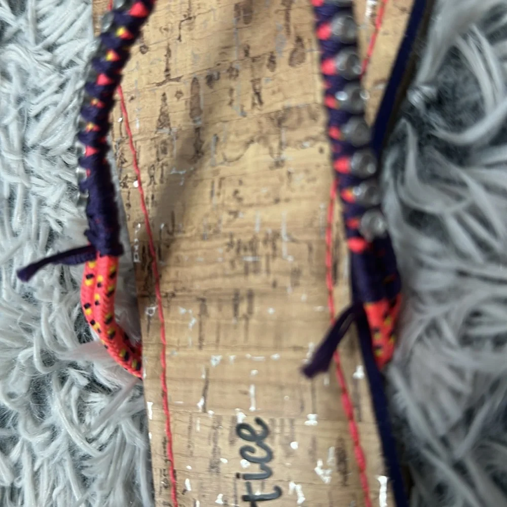 5/$15 Justice Cork Sandals